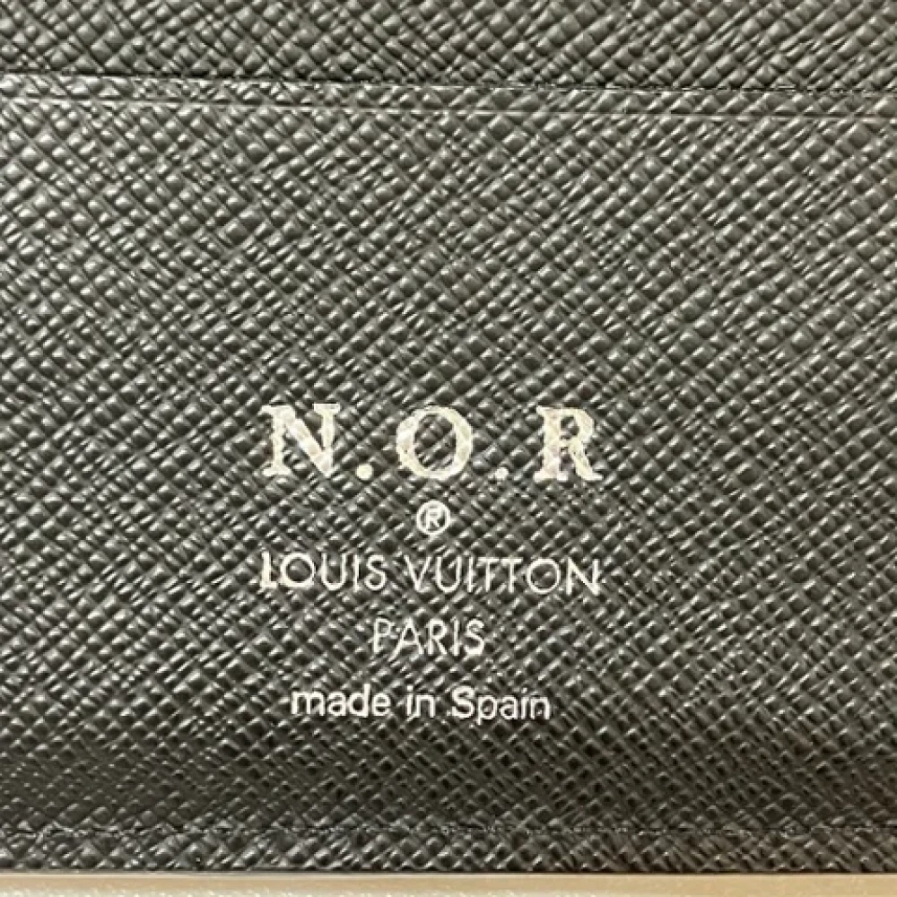 Louis Vuitton Vintage Pre-owned Leather wallets Black Dames