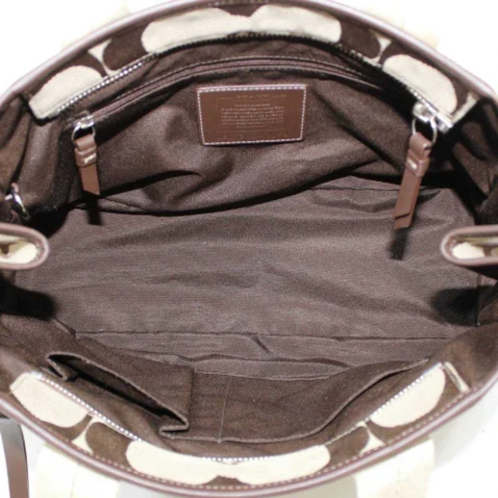 Coach Pre-owned Canvas totes Brown Dames