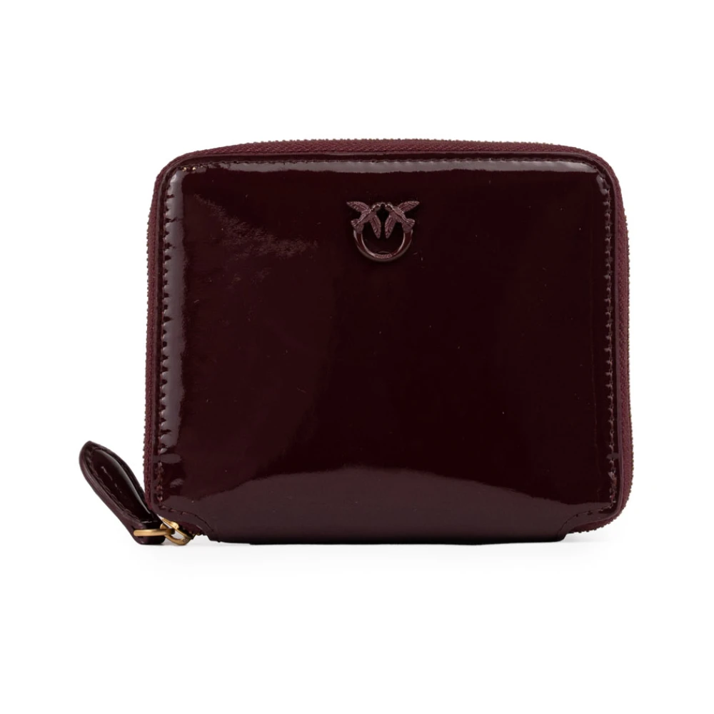 Pinko Gestikte Love Birds Portemonnee Red Dames