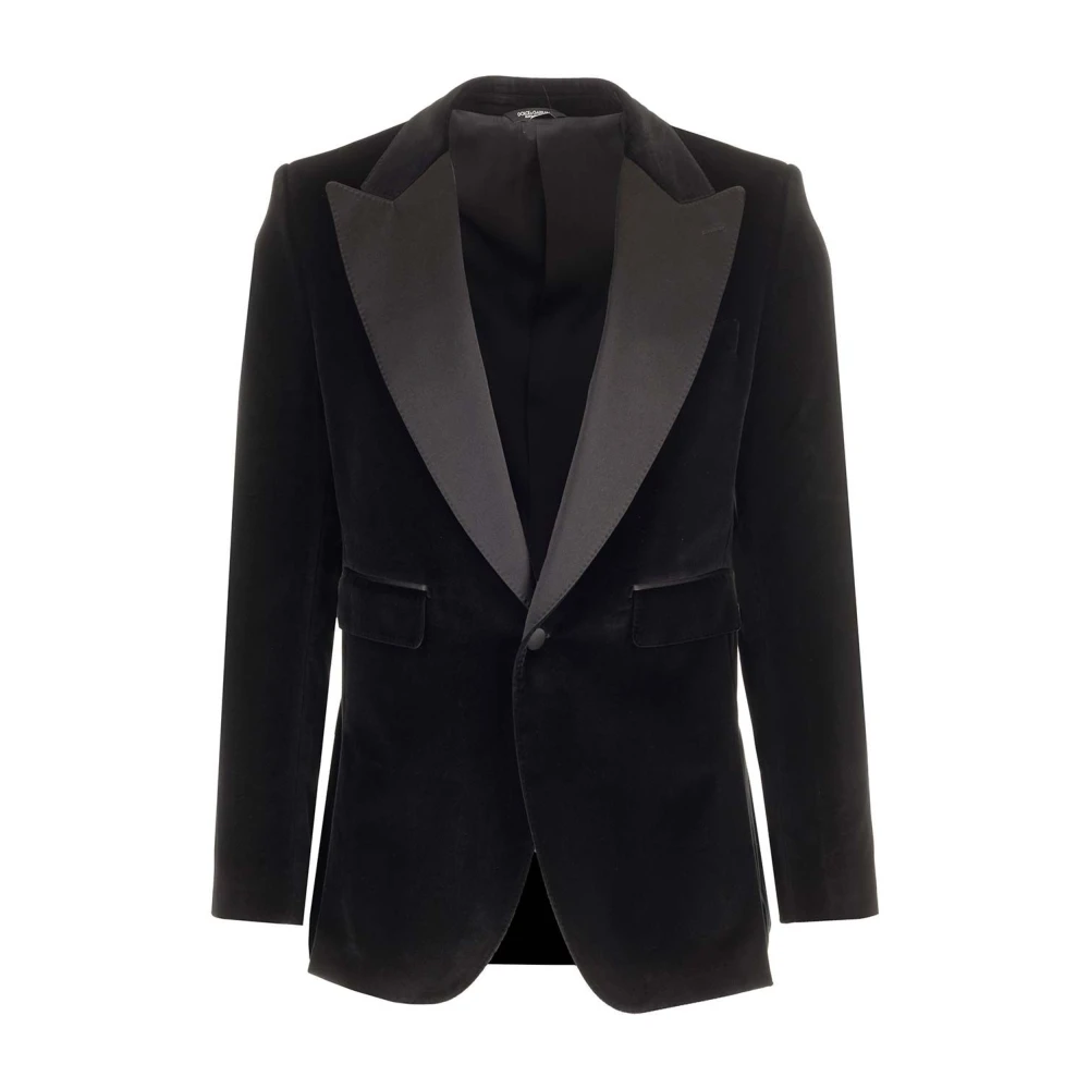 Dolce & Gabbana Uomo Nero Giacche, L, New,