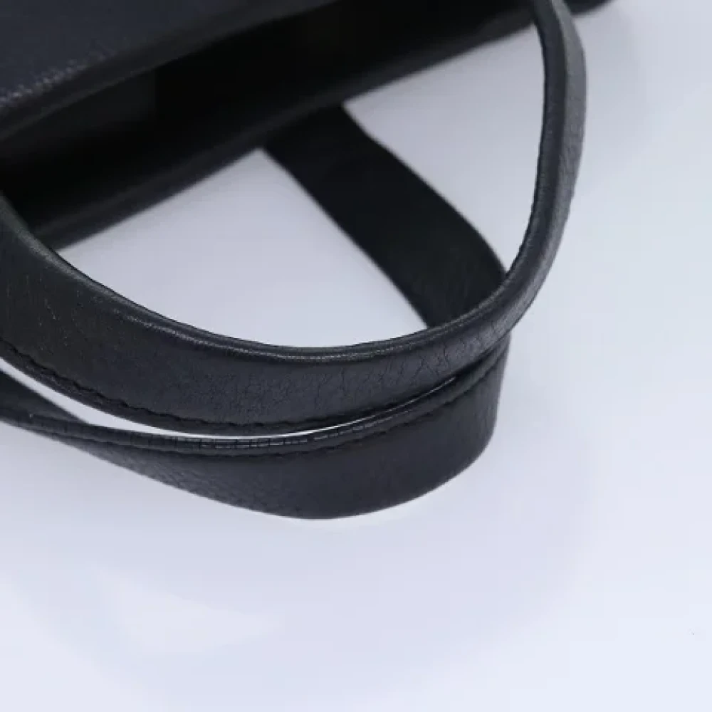 Salvatore Ferragamo Pre-owned Leather handbags Black Dames
