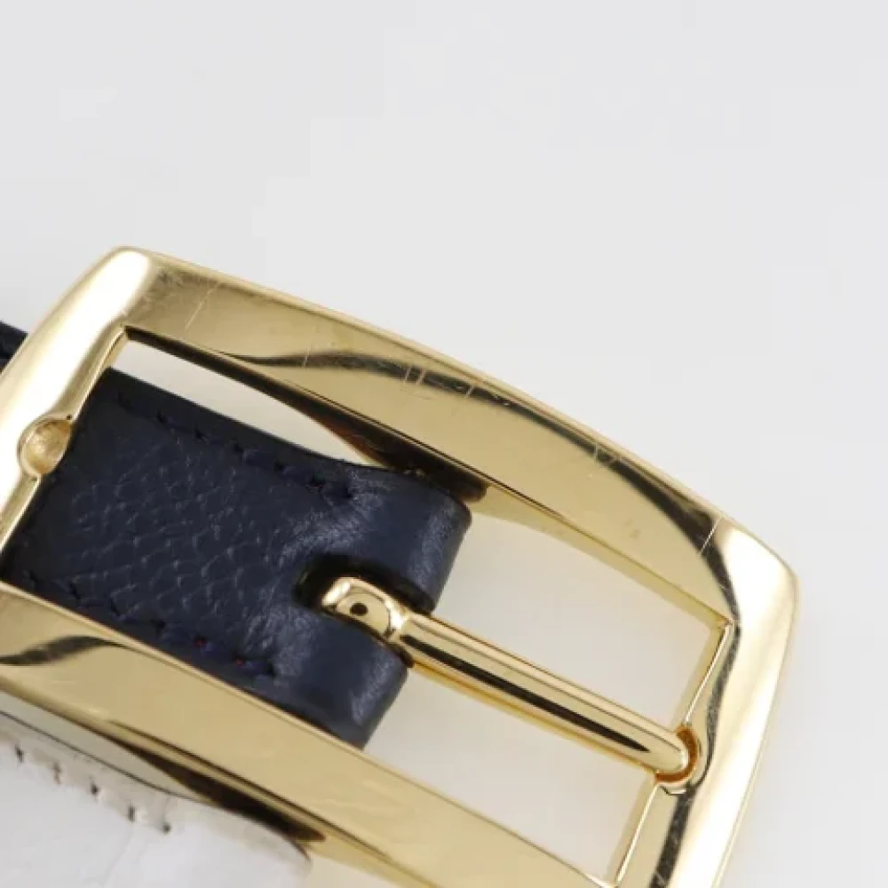 Hermès Vintage Pre-owned Fabric belts White Dames