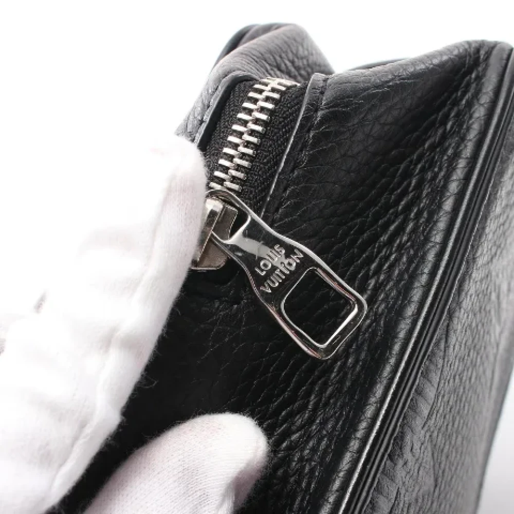 Louis Vuitton Vintage Pre-owned Leather handbags Black Dames