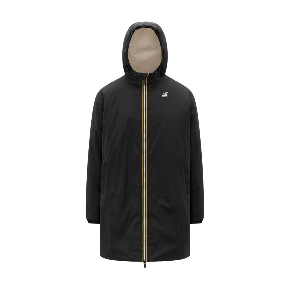 K-Way Unisex Black Rain Jackets, S, Le Vrai 4.0 Eiffel East Orsetto