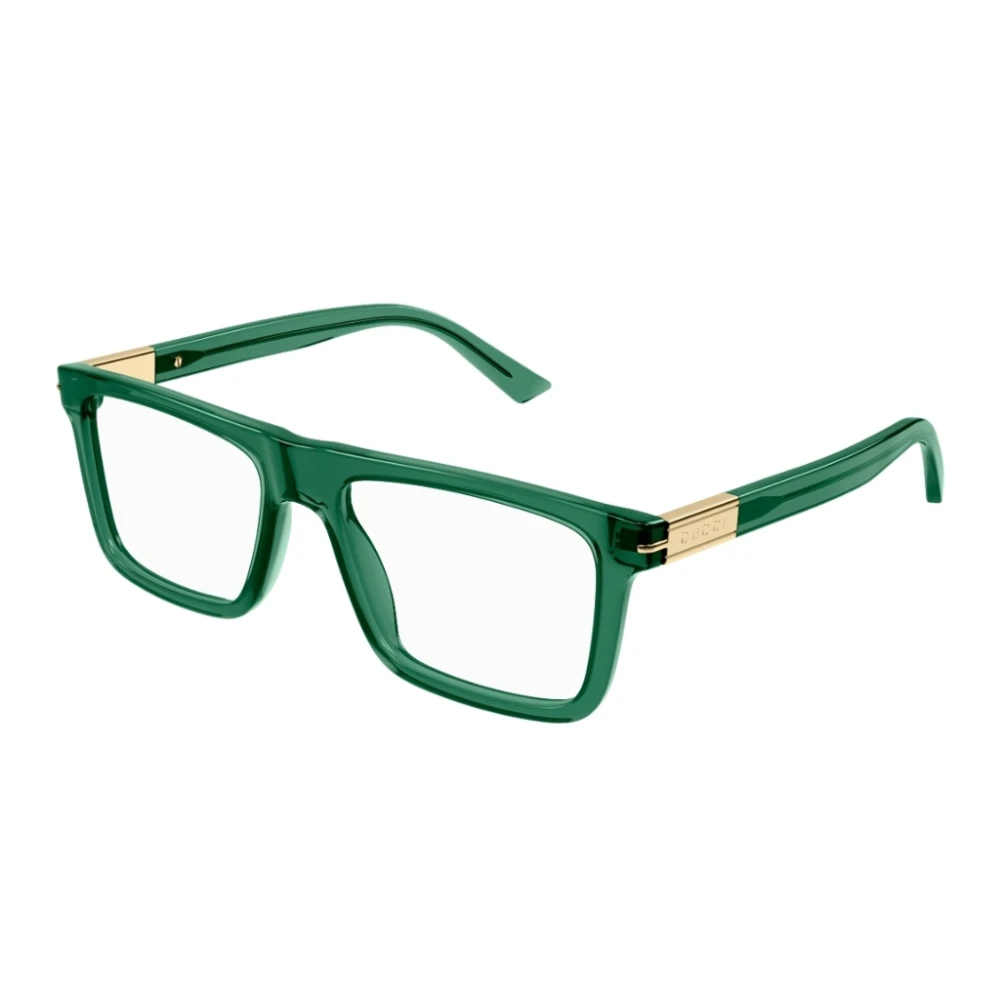Gucci Klassieke zonnebril met metalen details Green Unisex