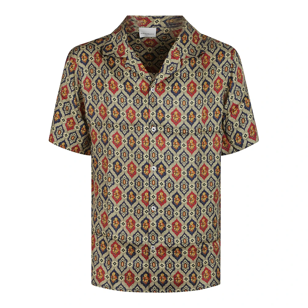 Drole de Monsieur Stijlvol Ornament Shirt Multicolor Heren