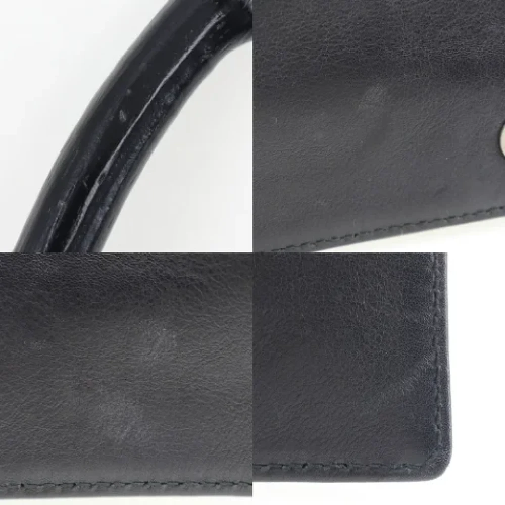 Gucci Vintage Pre-owned Leather shoulder-bags Black Dames