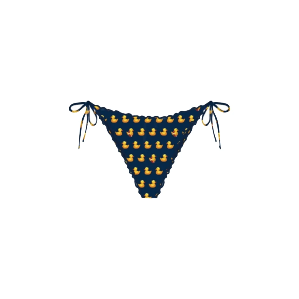 MC2 Saint Barth Brasiliansk Duck Print Bikini Underdel Multicolor, Dam