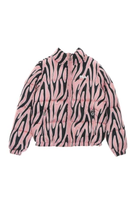 Hög hals dunjacka Peony Print