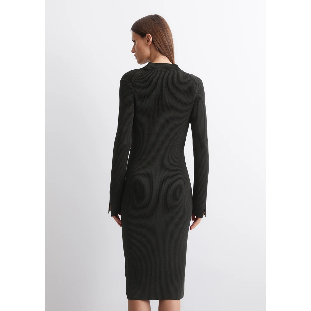 Marc O'Polo Gebreide jurk slim Black Dames