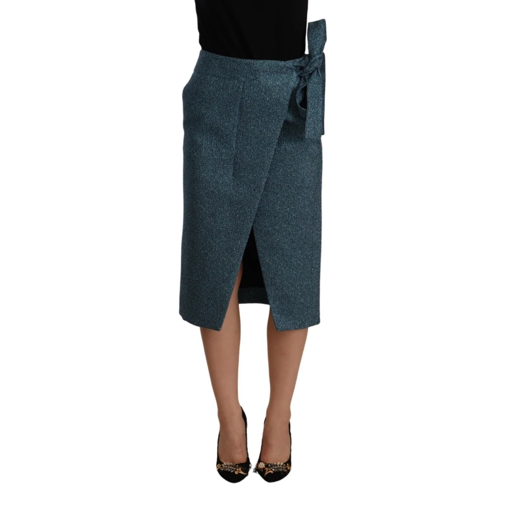 Koonhor Vrouw Blauw Rokken Dames, S, Midi Skirts