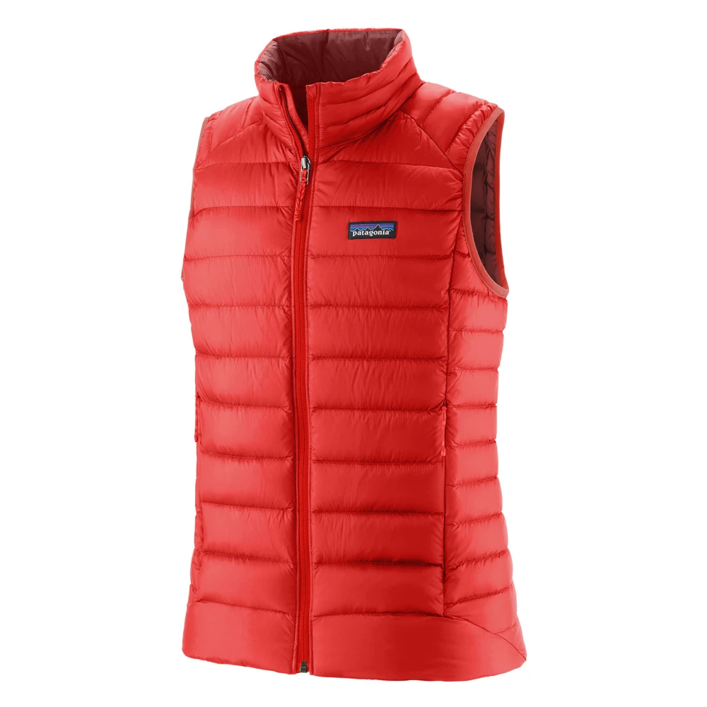 Patagonia Donsvest voor vrouwen Red Dames
