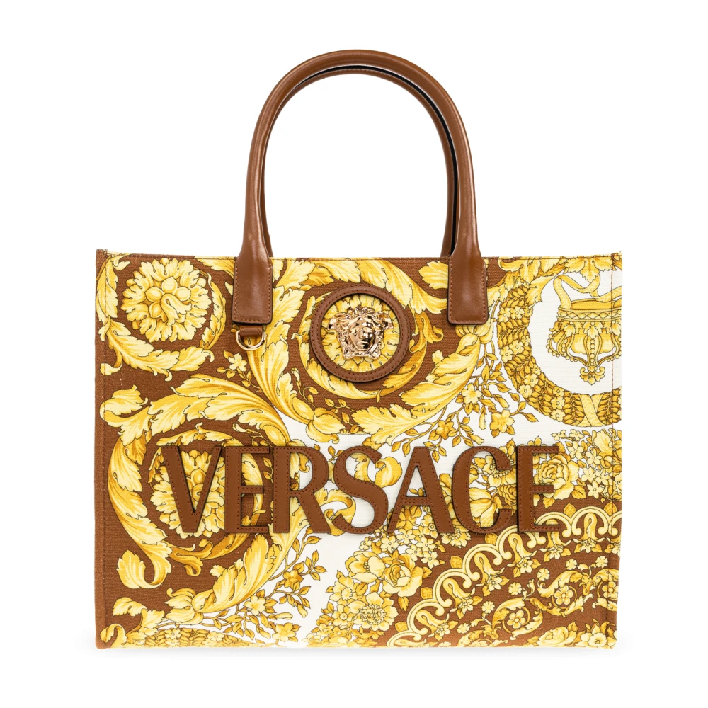 Versace Women's Yellow Shopper Type Bag - Shopping Bags - One Size - Bags