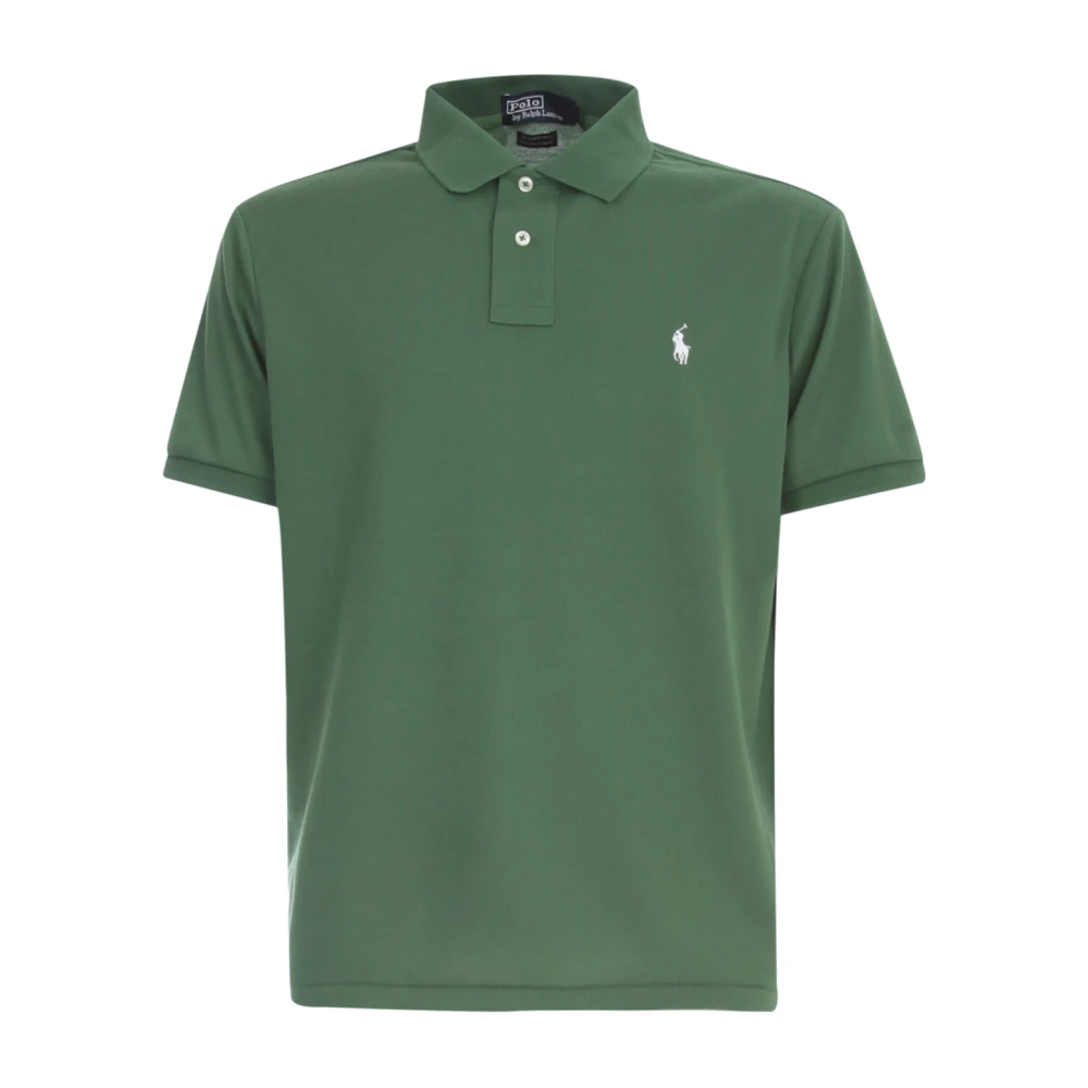 Ralph Lauren Klassiek Groen Polo Shirt voor Heren Green Heren