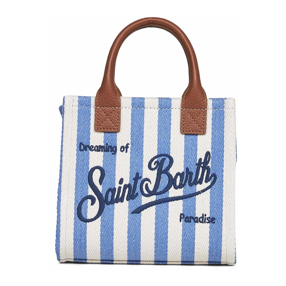 Mc2 Saint Barth Women's Blue Shopping Bags, One Size, Vanity Bag Mini