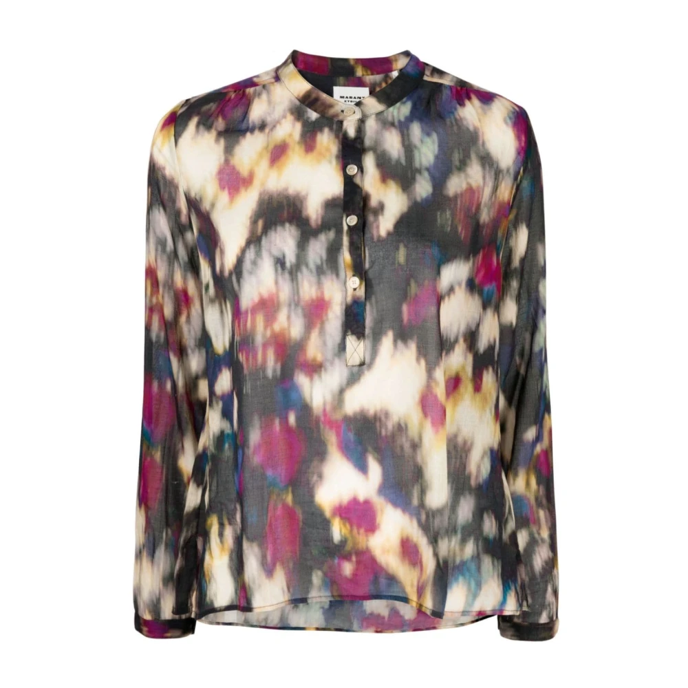 Isabel Marant Étoile Multicolor Blouse met Abstract Motief Multicolor Dames