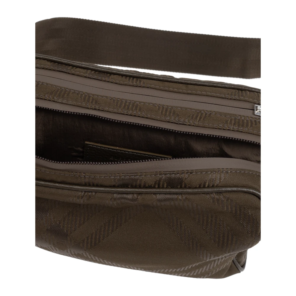 Burberry Geruite heuptas Green Heren