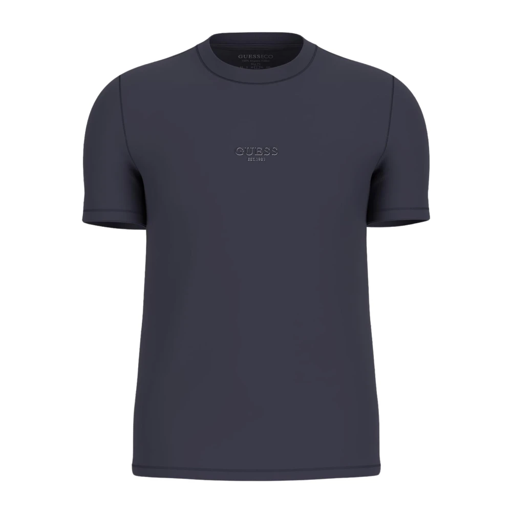 Guess Men's Blue T-Shirts, 2XL, T-Shirt And Polo Collection