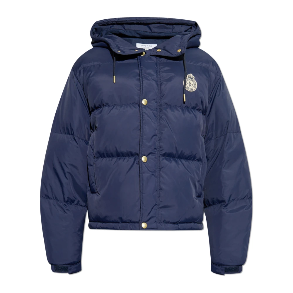 Sporty & Rich Pufferjack van de Countryside-collectie Blue Unisex