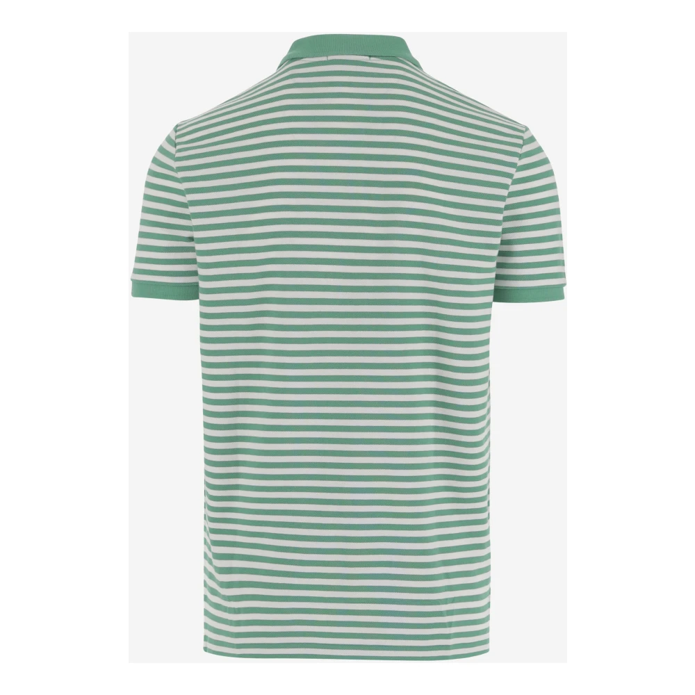 Polo Ralph Lauren Gestreept katoenen poloshirt Green Heren