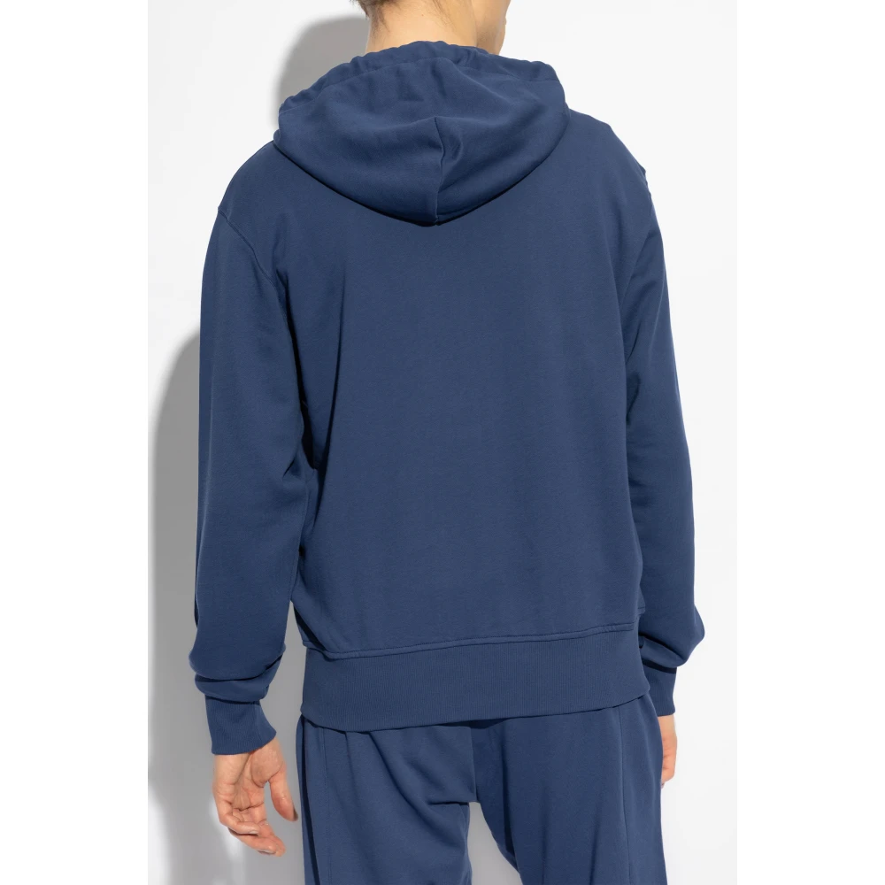 Versace Jeans Couture Rits-sweatshirt Blue Heren