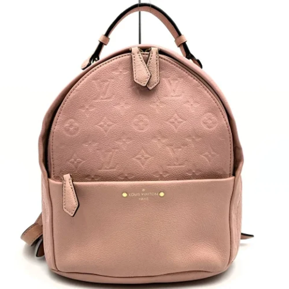 Louis Vuitton Vintage Pre-owned Canvas backpacks Pink Dames