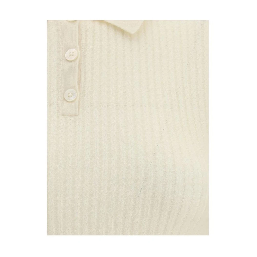 Guest In Residence Luxe Cashmere Polo Sweater Beige Dames