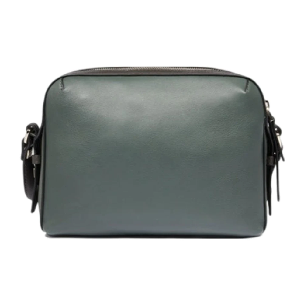 Piquadro Groene Cameratas Schoudertas Green Dames
