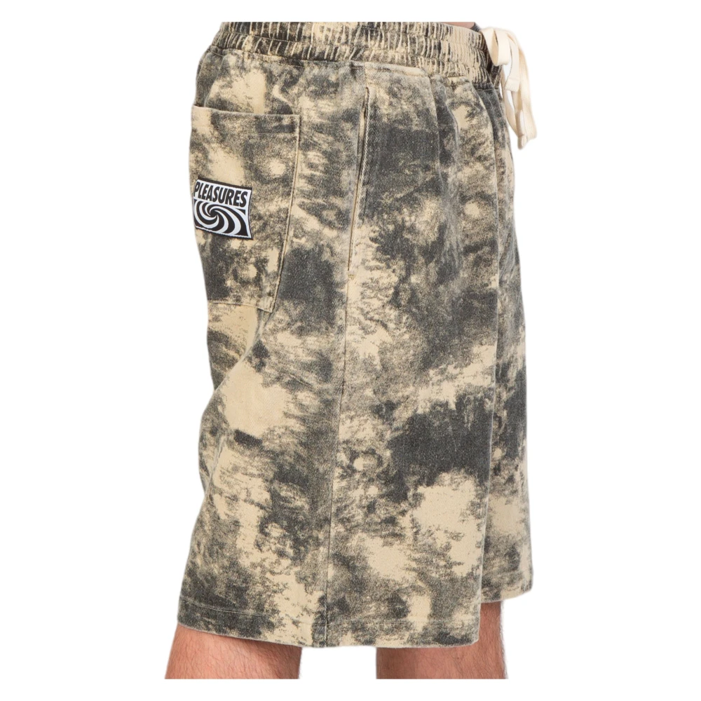 Pleasures Zwarte Cyclone Shorts Green Heren