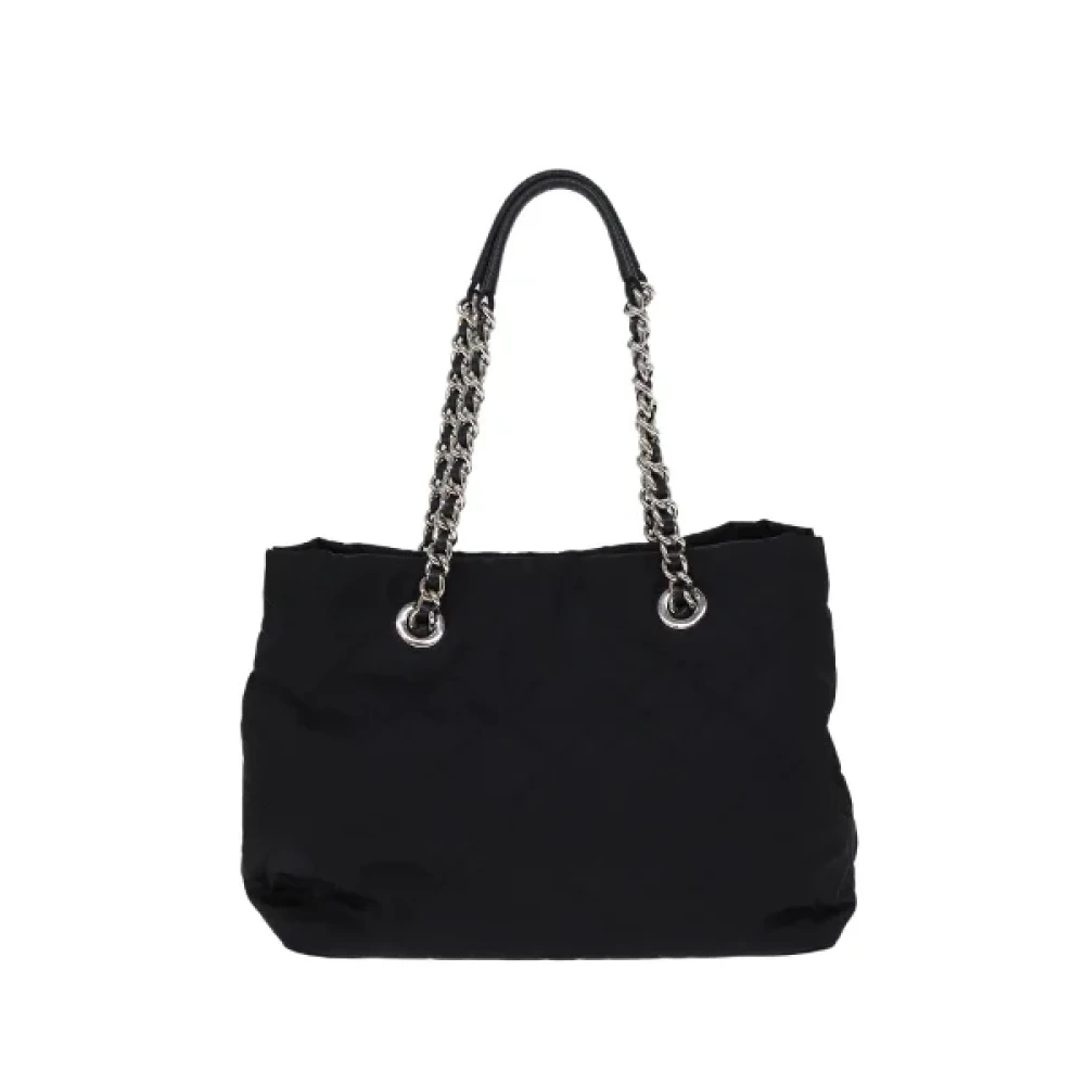 Prada Vintage Pre-owned Nylon prada-bags Black Dames