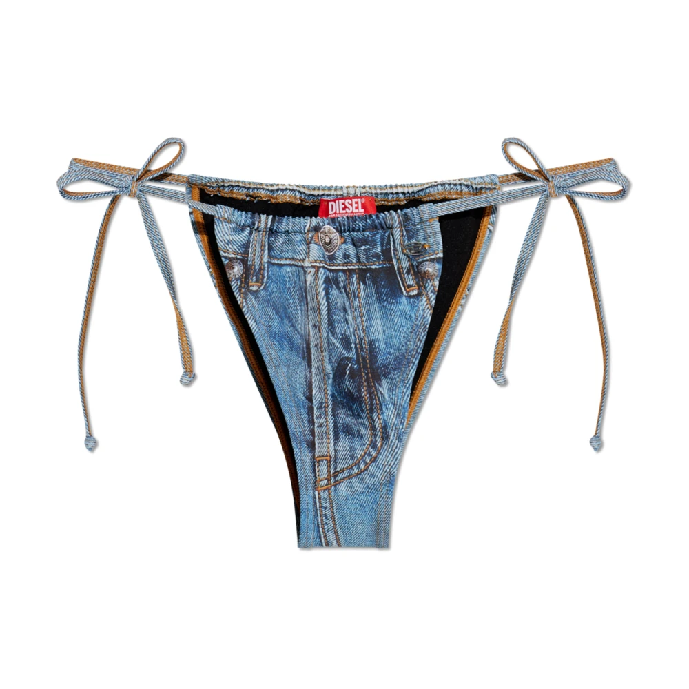 Diesel Donna Blu - Jodie-Dnm Bikini Bottom - Swimwear - 2XS