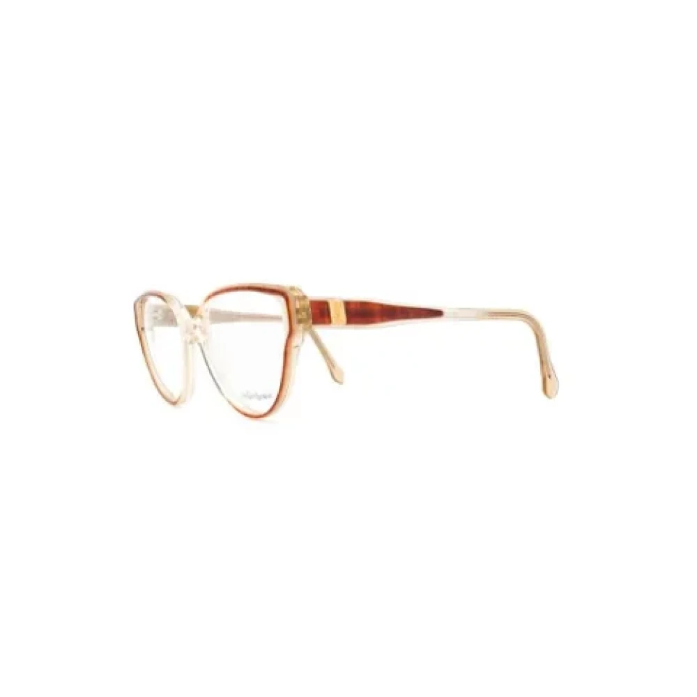Yves Saint Laurent Vintage Pre-owned Acetate sunglasses Orange Dames
