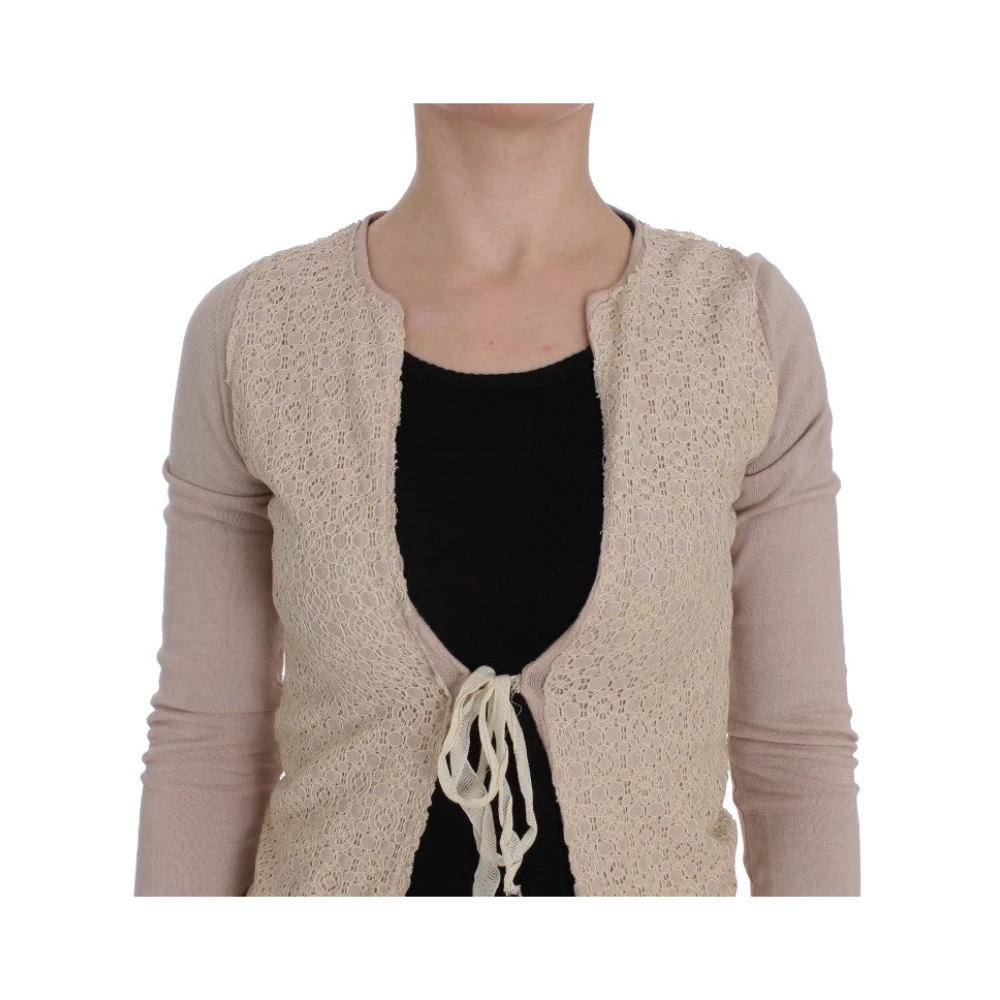 Pink Memories Elegant Pink Wrap Sweater Pink Dames