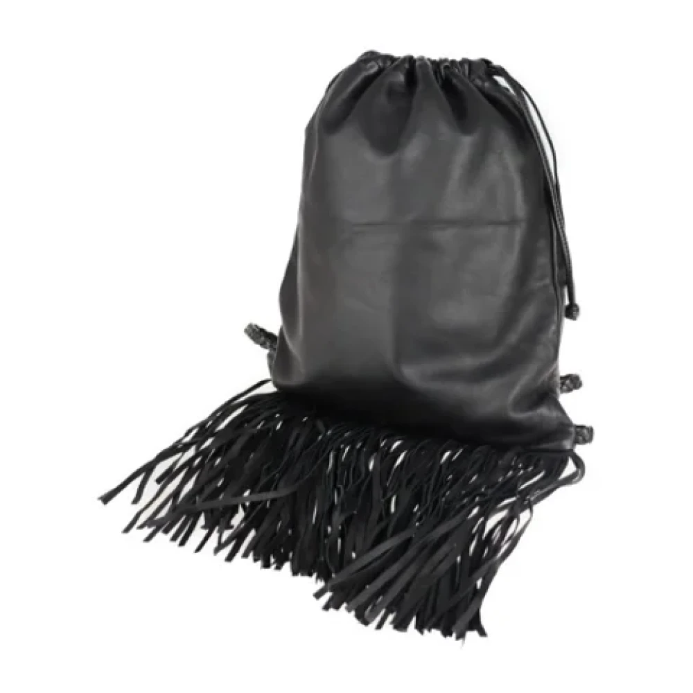 Valentino Vintage Pre-owned Leather shoulder-bags Black Dames