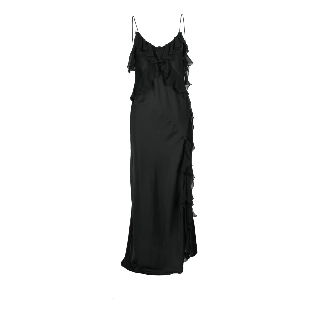 Pinko Damesjurk Polyester Elastaan Mix Black Dames