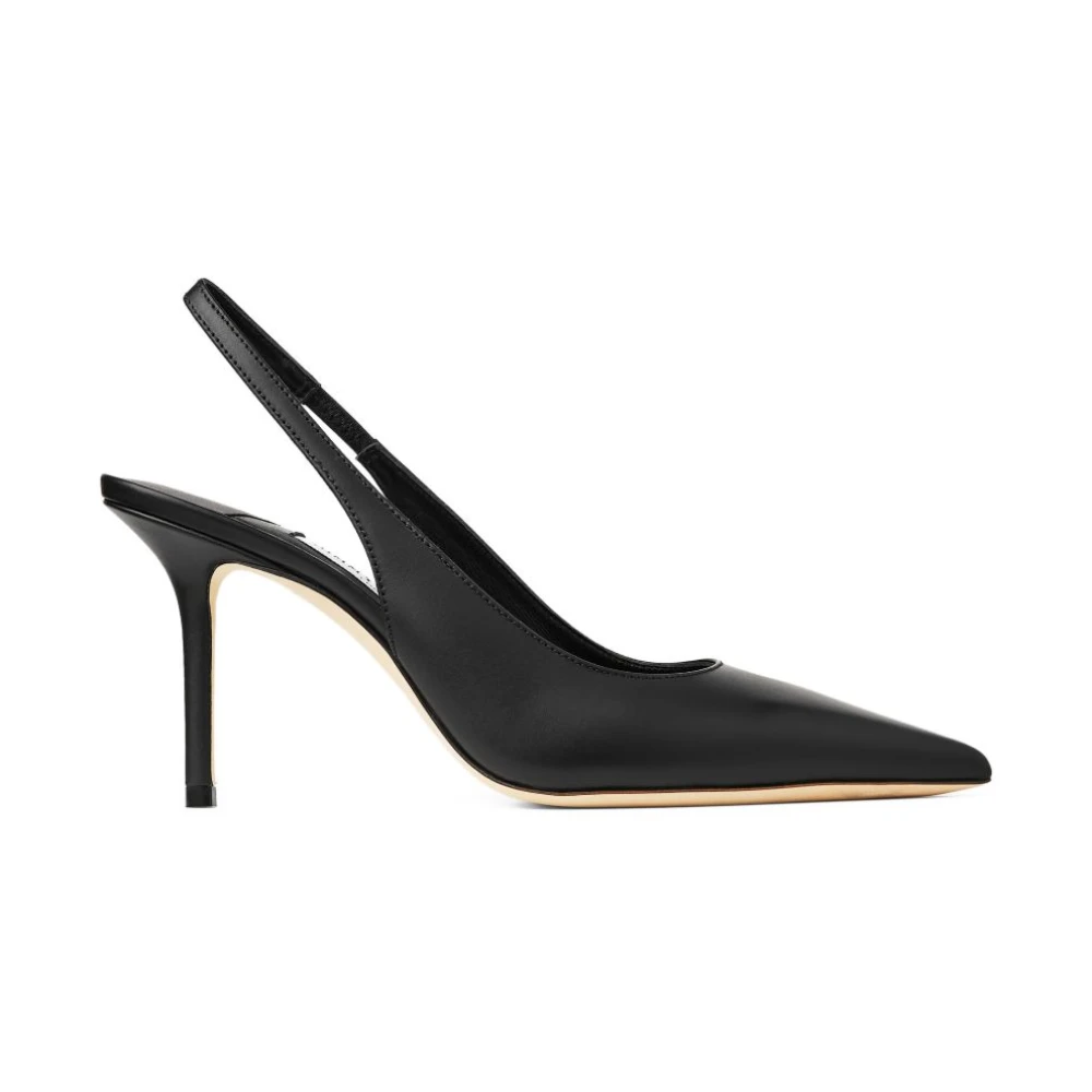 Jimmy Choo Women's Black Pumps, 3 Uk, Pointed Toe Slingback Stiletto Heel