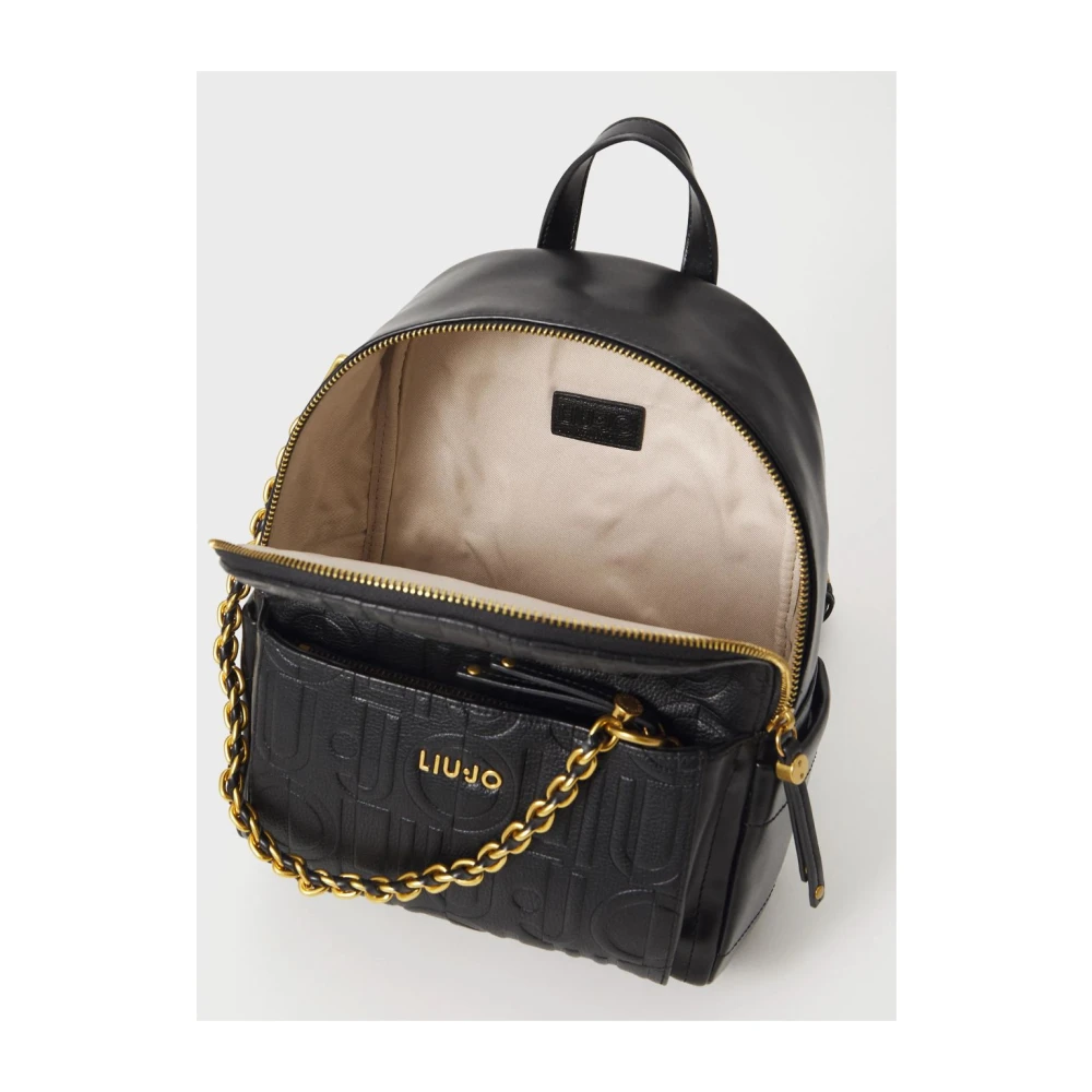 Liu Jo Stijlvolle Rugzak Black Dames