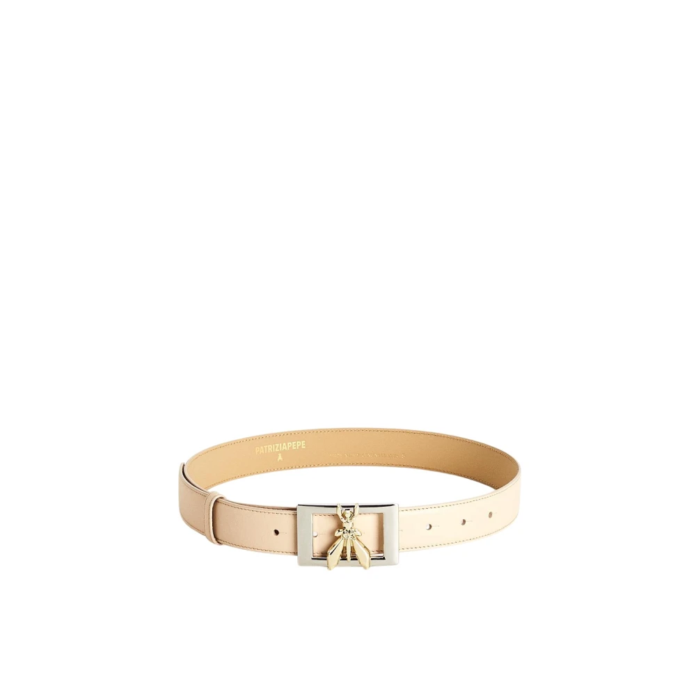 PATRIZIA PEPE Hoge of lage taille riem Beige Unisex