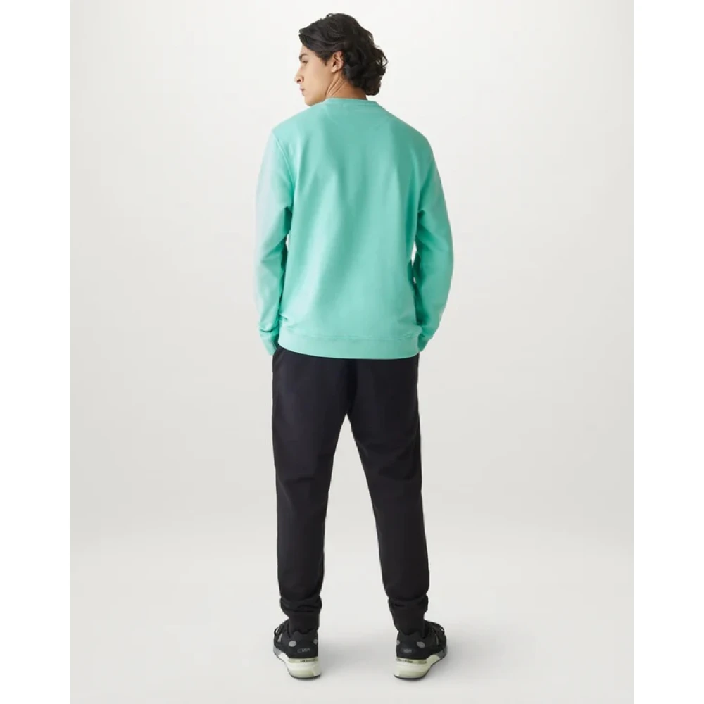 Belstaff Minimalistische Groene Sweatshirt met Feniks Embleem Green Heren