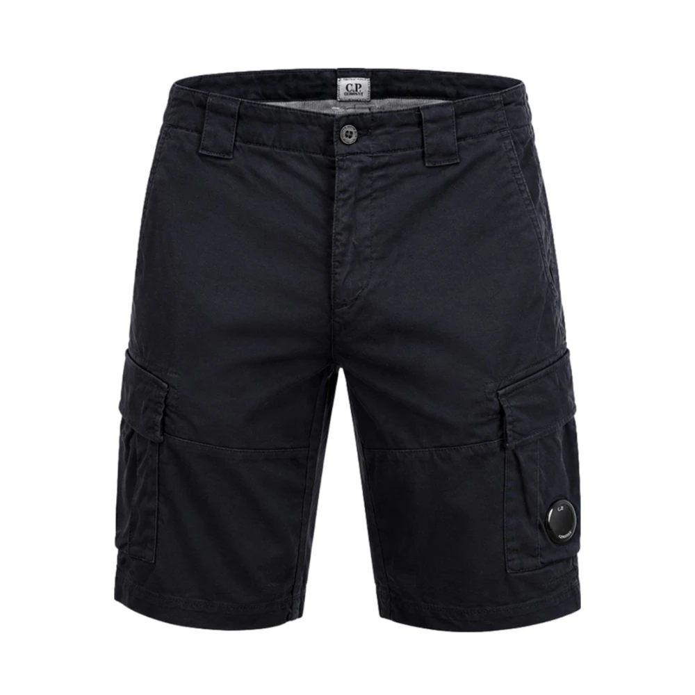 C.p. Company Men's Blue Casual Shorts, Xl, Cargo Bermuda Shorts