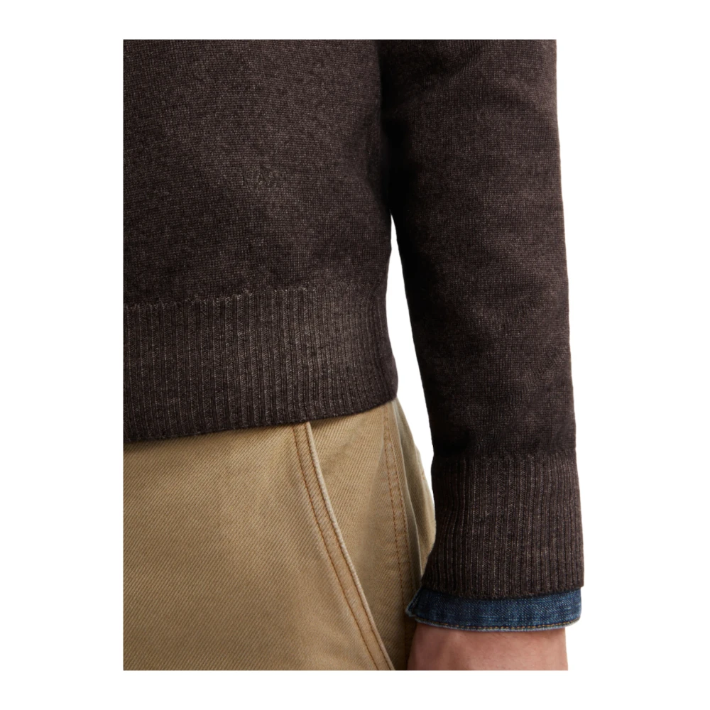 Fay Bruine Sweater Collectie Brown Heren