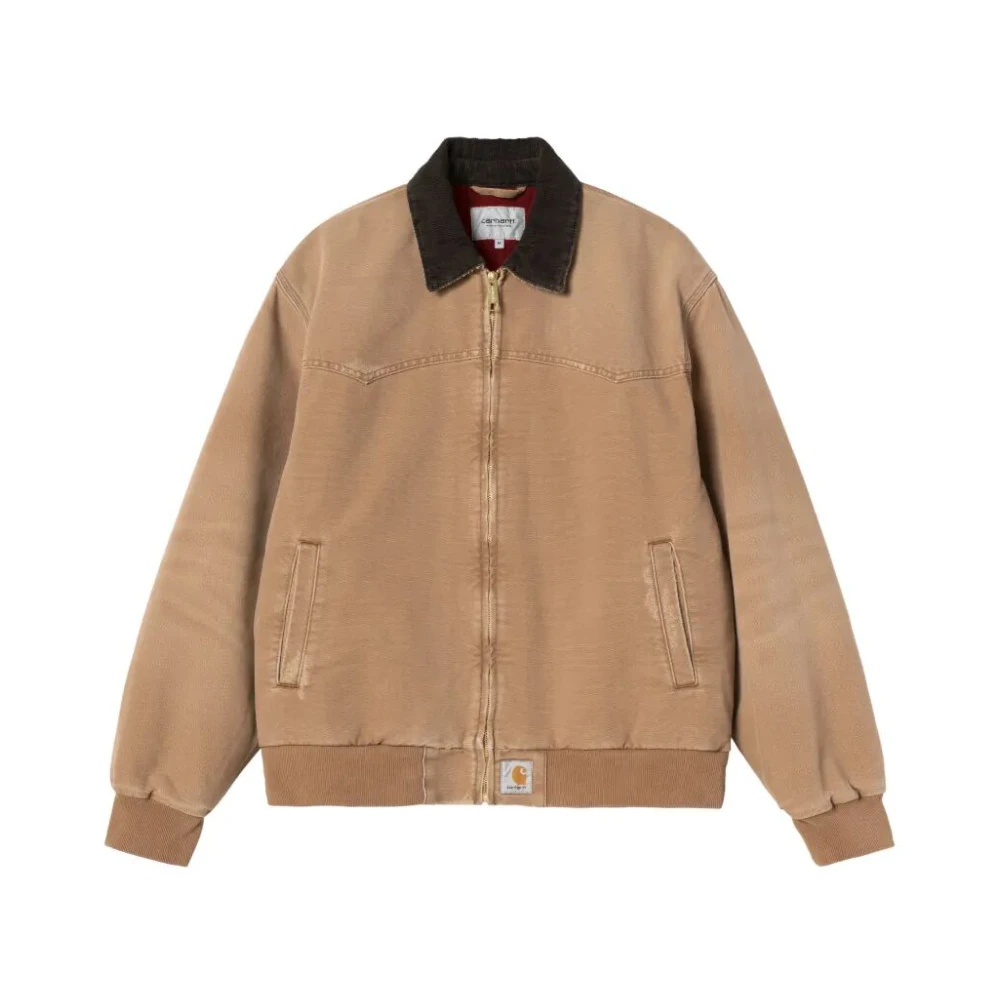 Carhartt Wip Men's Brown Og Santa Fe Jacket - Bomber Jackets - S - Jackets
