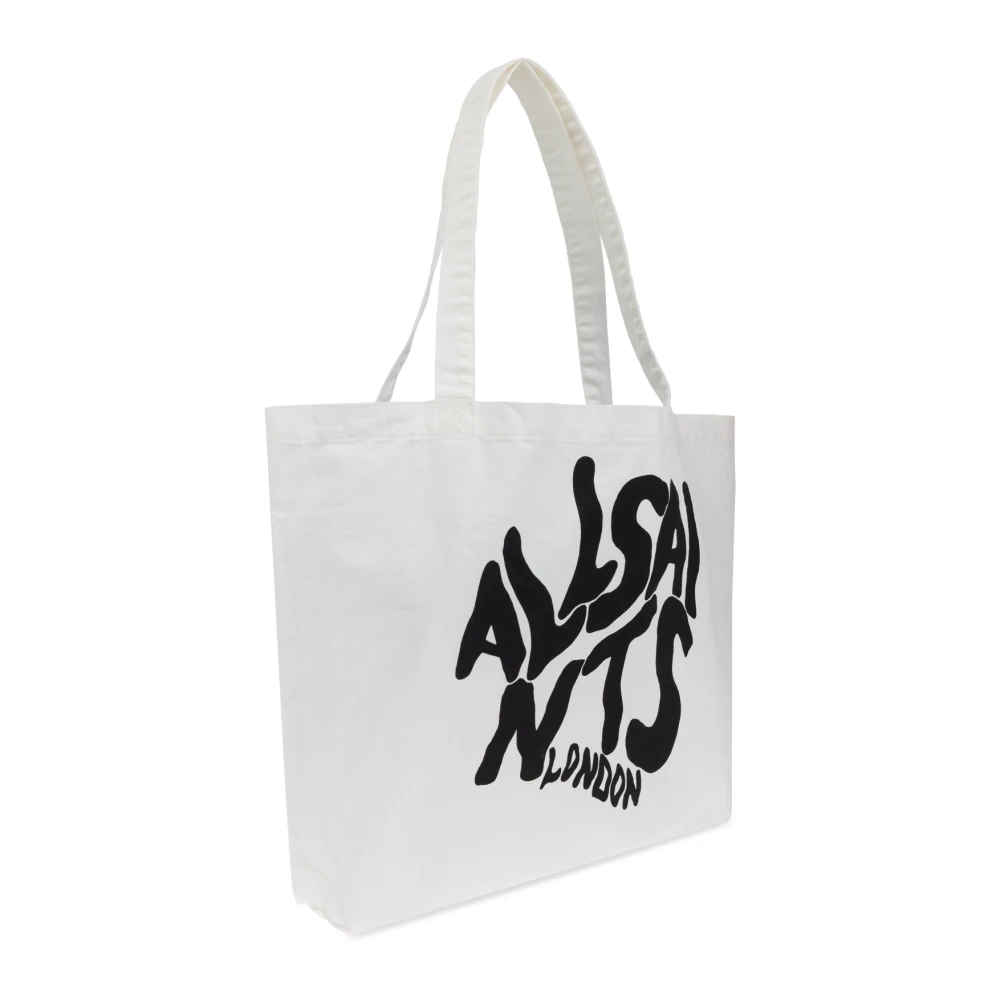 AllSaints Orlando Shopper Bag White Heren