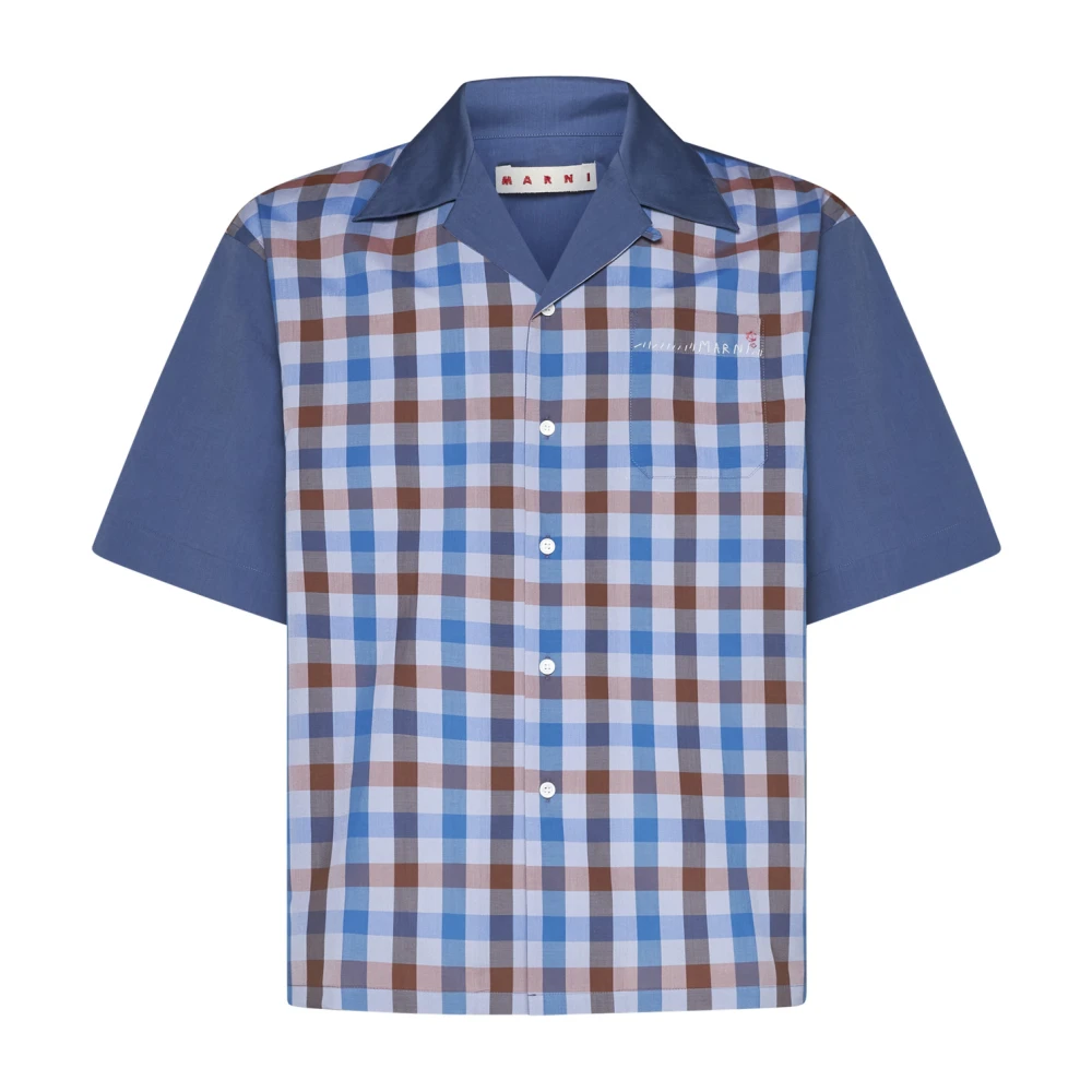 Marni Blauwe Shirt Collectie Multicolor Heren