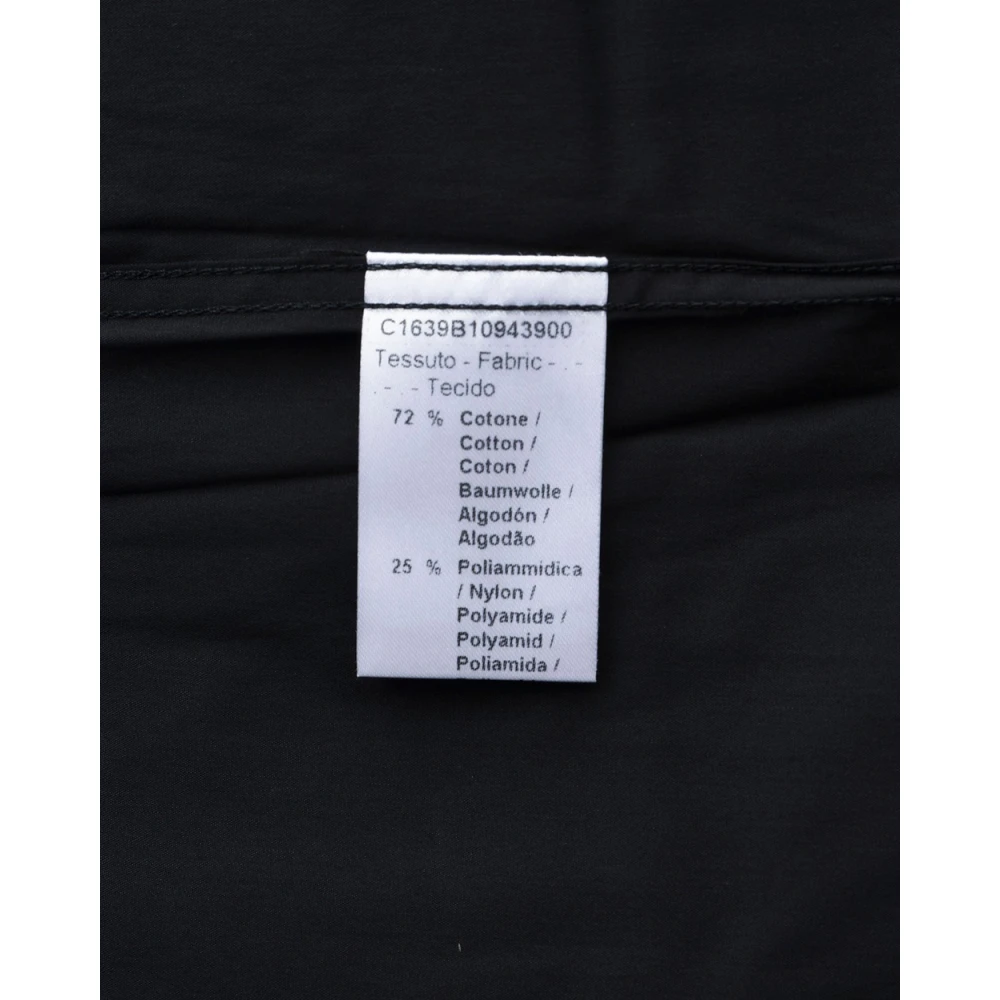 Daniele Alessandrini Slim Fit Basic Overhemd Black Heren