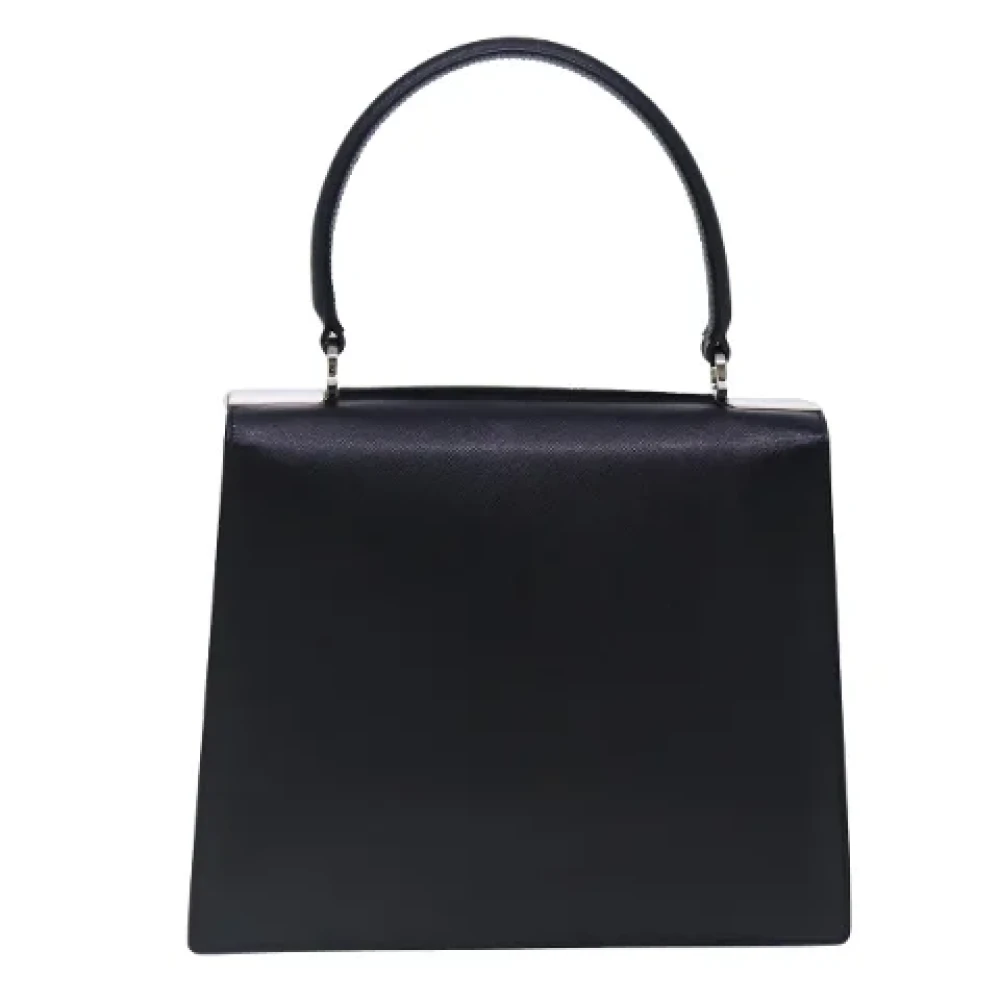 Salvatore Ferragamo Pre-owned Leather handbags Black Dames