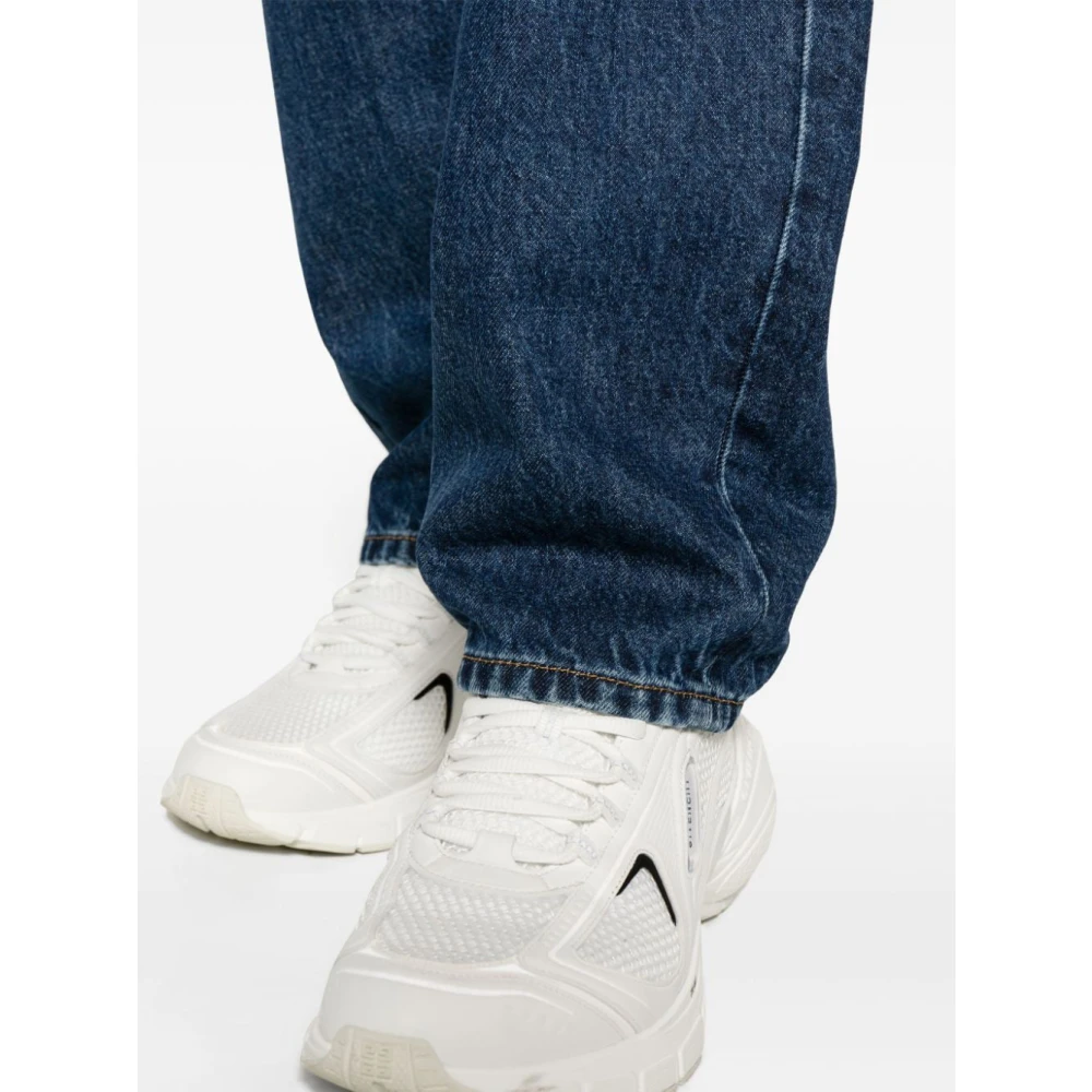 Diesel Denim Straight Jeans Klassiek Ontwerp Blue Heren
