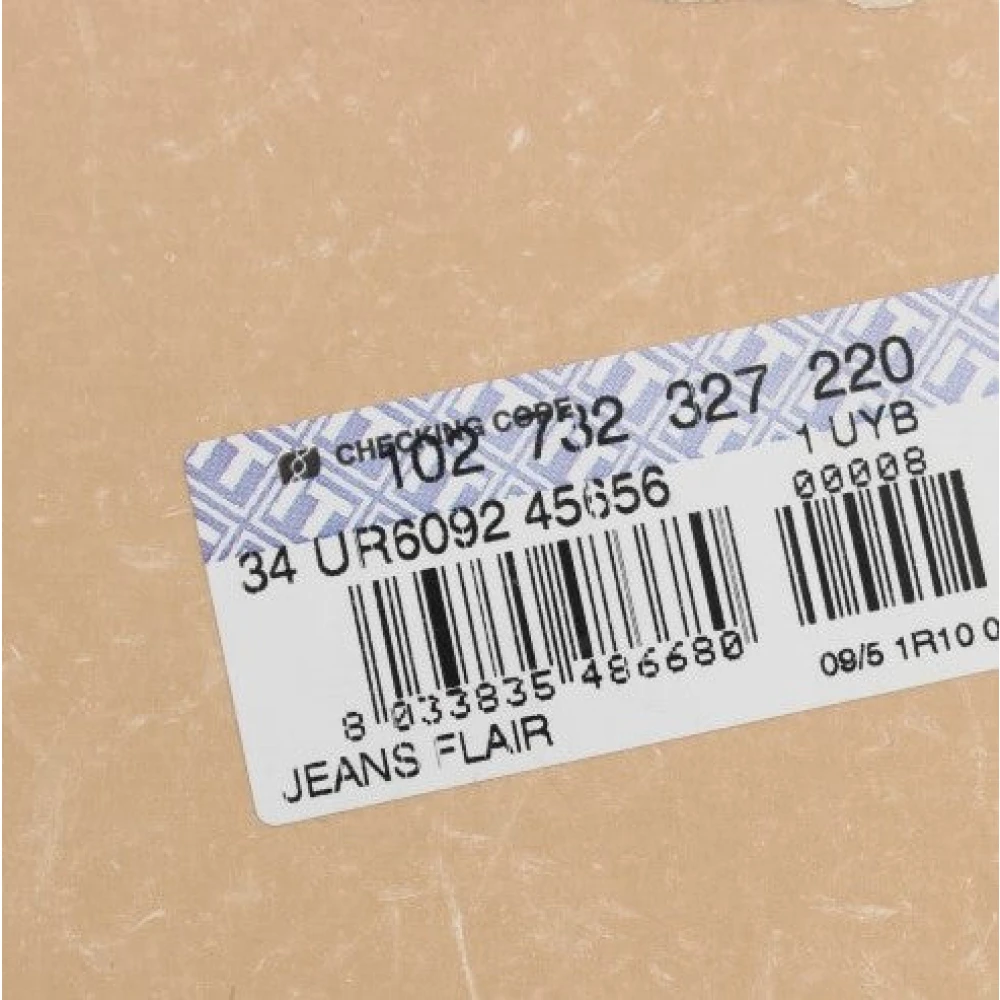 John Galliano Blauwe Wassing Slim Fit Bootcut Jeans Blue Dames