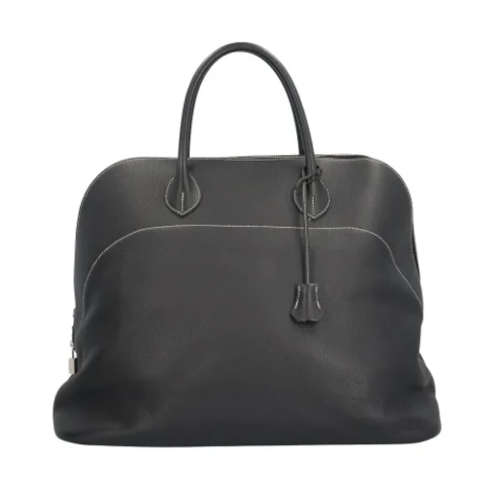 Hermès Vintage Pre-owned Fabric handbags Black Dames