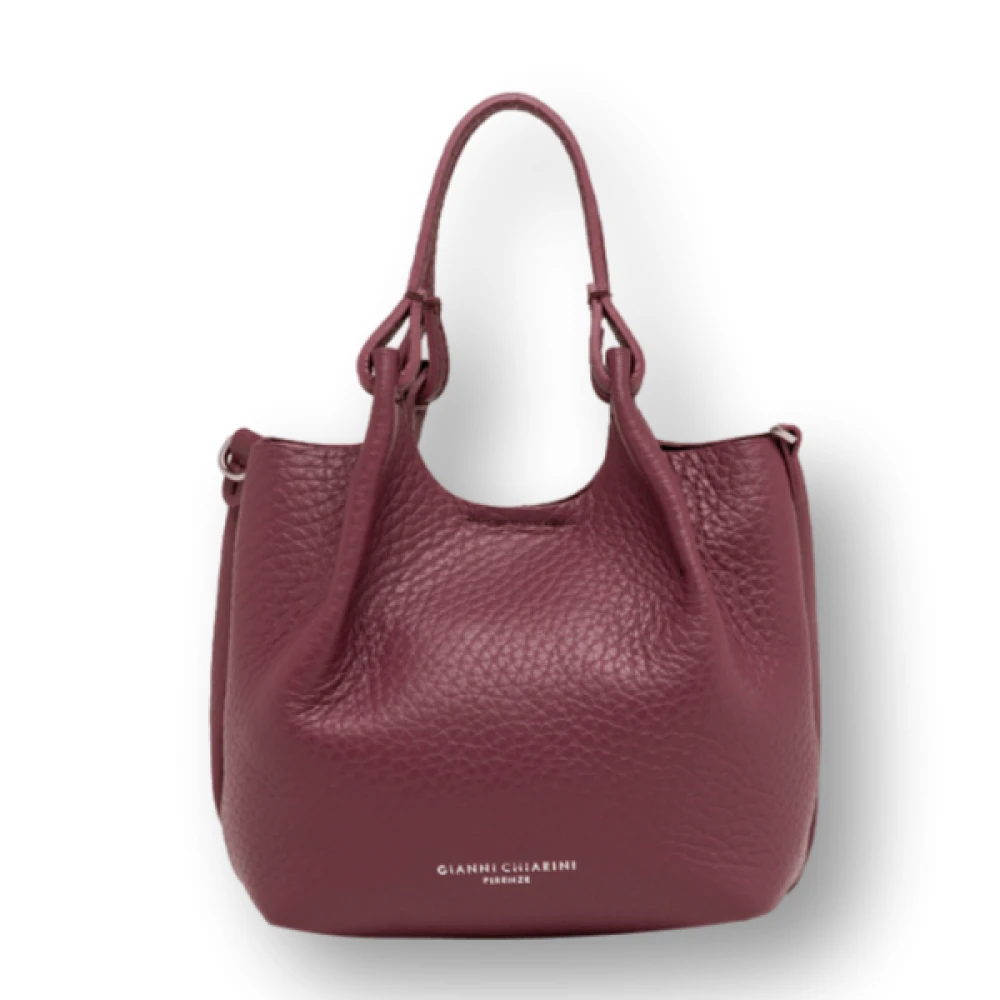 Gianni Chiarini Elegante leren handtas met schouderband Red Dames